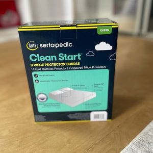 SERTAPEDIC CLEAN START 3 piece PROTECTOR BUNDLE